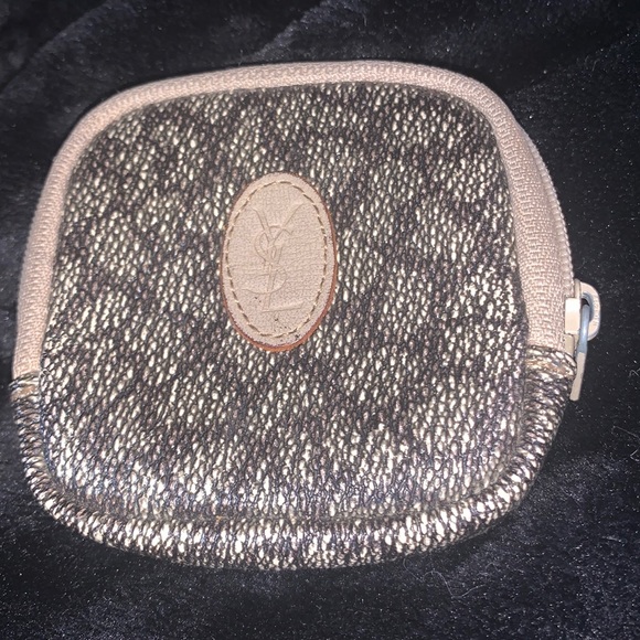 YSL GIRAFFE-PRINT coin purse vintage